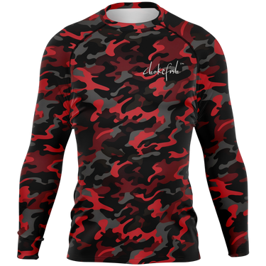 Chokefish™ Long Sleeve Rashguard Camouflage Men's Shirt-010